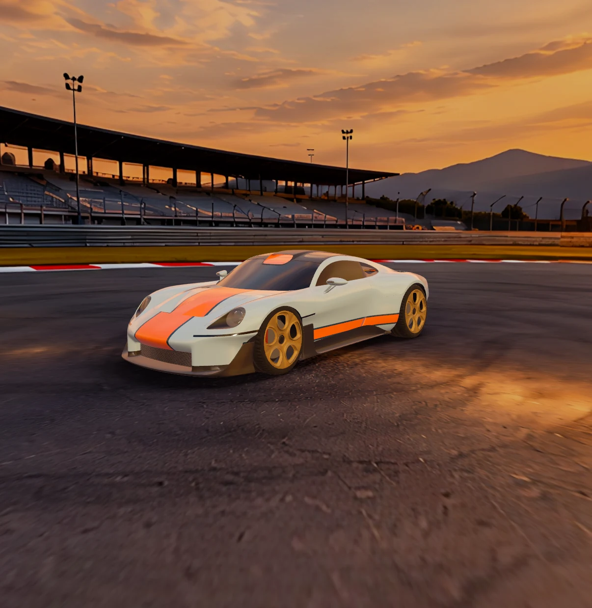 Mission S configured in the Track scene